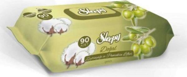 Sleepy Zeytinyağlı Islak Havlu 24x90'lı 24 Paket 2160 Yaprak - Image 1