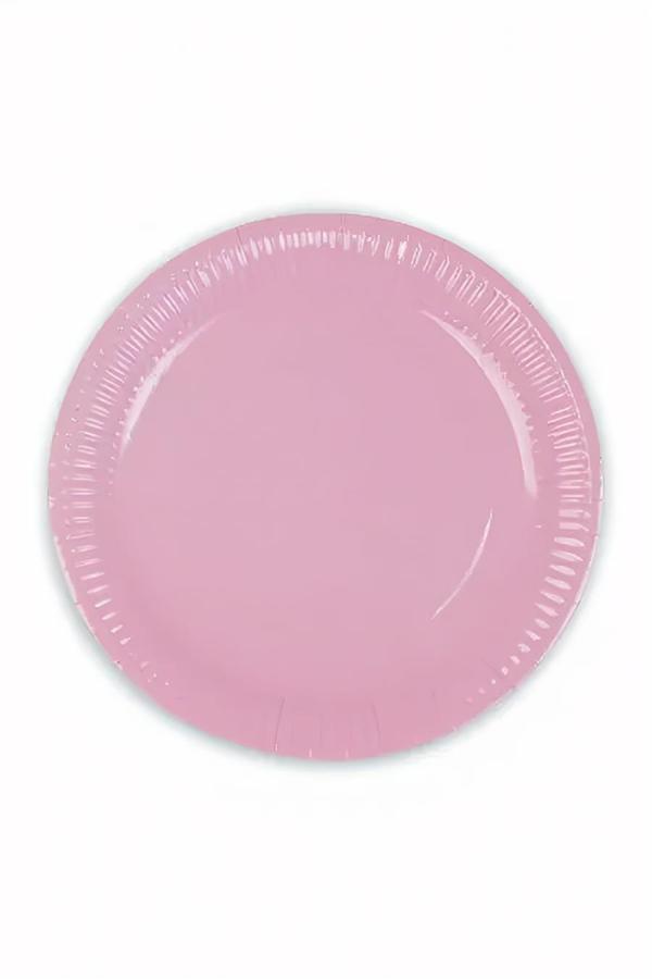 Alsepeteavm Pink Pastel Paper Plates - Image 1