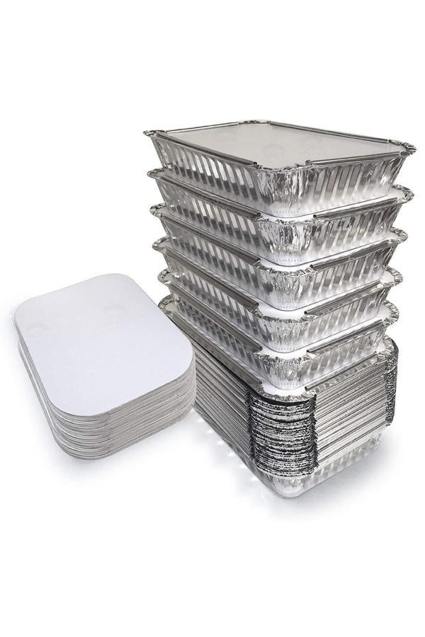Alsepeteavm  Roll-up 1500gr Dikdörtgen Alüminyum Kap Ve Kapak Seti - Image 1
