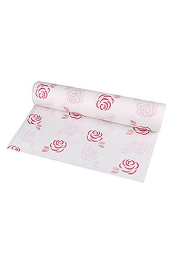 Alsepeteavm  Roll-up Çiçek Desenli Rulo Kağıt Masa Örtüsü 100cmx120cm 80 Yaprak - Image 1