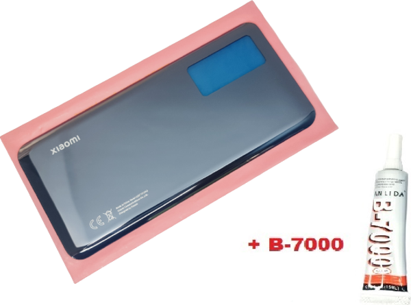 Xiaomi Mi 12T PRO Arka Pil Batarya Kapağı (Orijinal CAM B-7000) SİYAH - Image 1