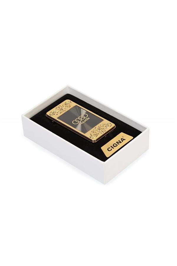 Alsepeteavm Audi Logolu GOLD USB Şarjlı  Elektronik Çakmak - Image 1
