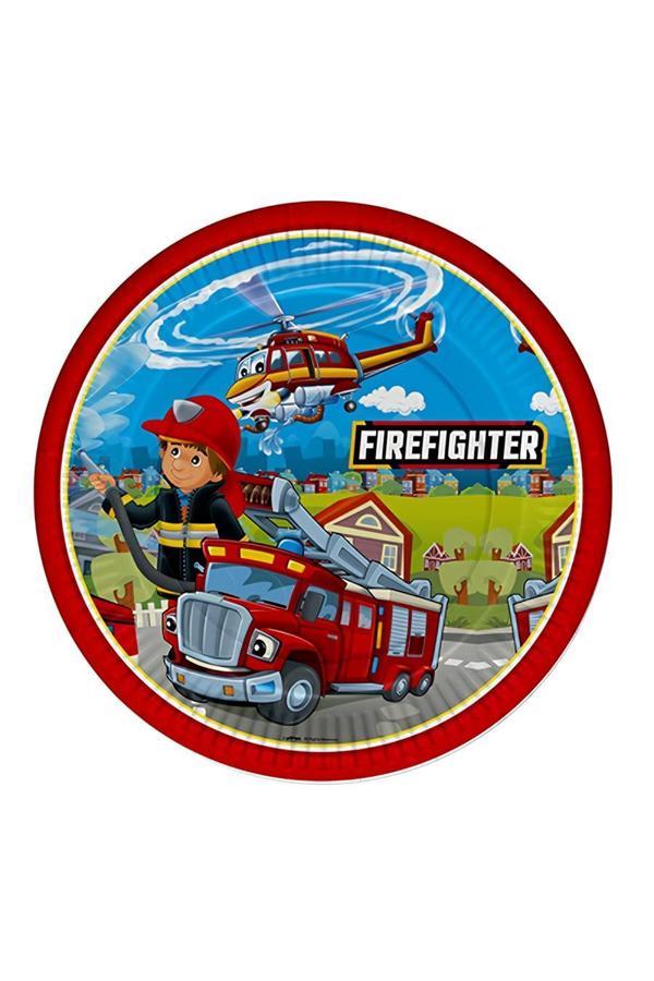 Alsepeteavm Firefighters Paper Plates - Image 1