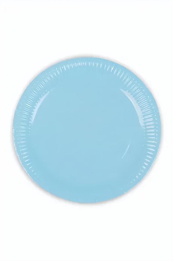Alsepeteavm Blue Pastel Paper Plates - Image 1