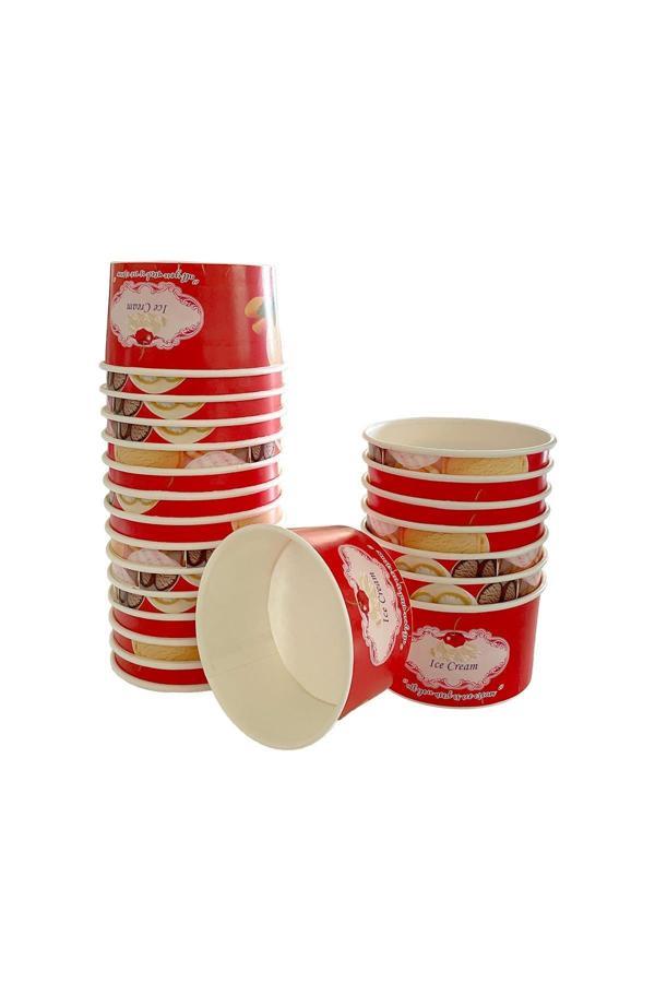Alsepeteavm  Roll-up Karton Dondurma Kasesi Küçük 100cc 50li - Image 1