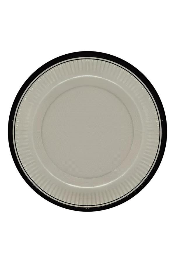 Alsepeteavm Retro Serisi Vanilya Çiçeği Karton Tabak 23cm - Image 1