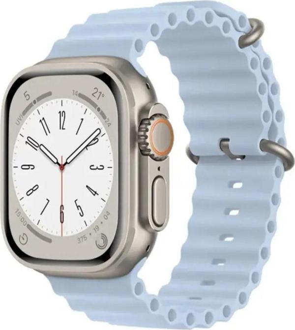 Cosmostech Akıllı Saat Watch için Uyumlu 42MM 44MM 45MM 49MM 1/2/3/4/5/6/se/7/8/ultra Akıllı Saat Silikon Kordon ve Kayı - Image 1