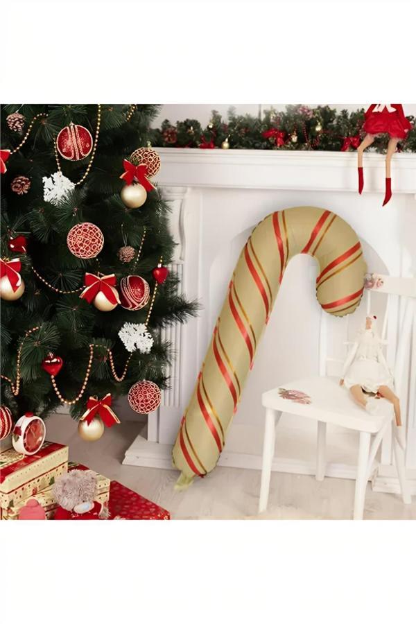Alsepeteavm Candy Cane Decorative Balloon - Image 1