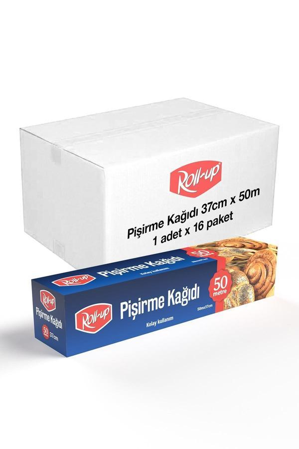 Alsepeteavm  Roll-up Silikonlu Pişirme Kağıdı 37cm X 50m X 16 Paket (koli) - Image 1
