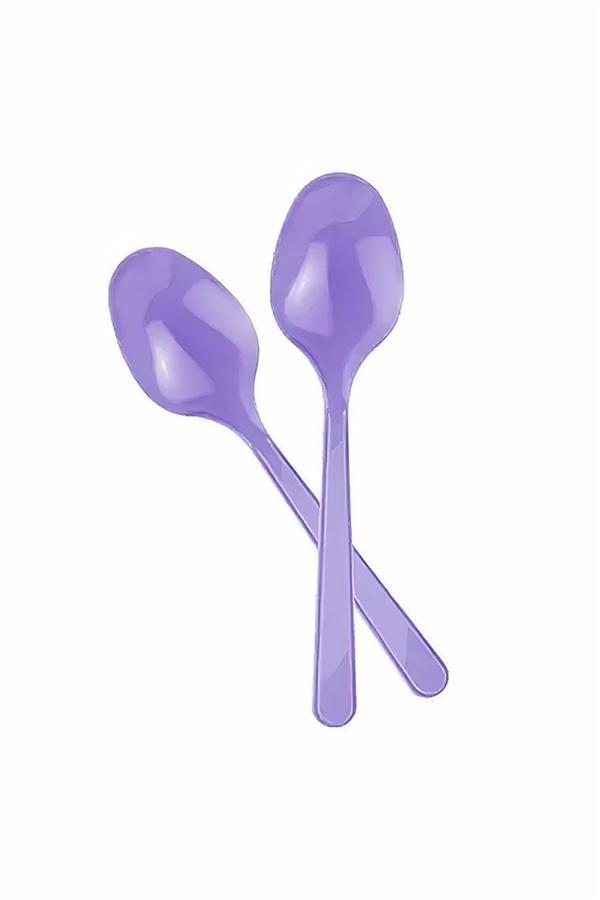 Alsepeteavm Lila Plastik Kaşık - Image 1