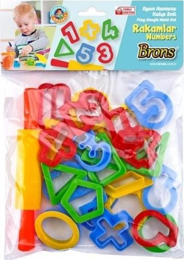 Brons Oyun Hamuru Matematik Kalıp Seti Br-472 - Image 1