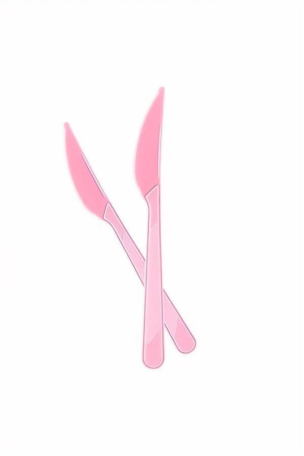 Alsepeteavm Pembe Plastik Bıçak - Image 1