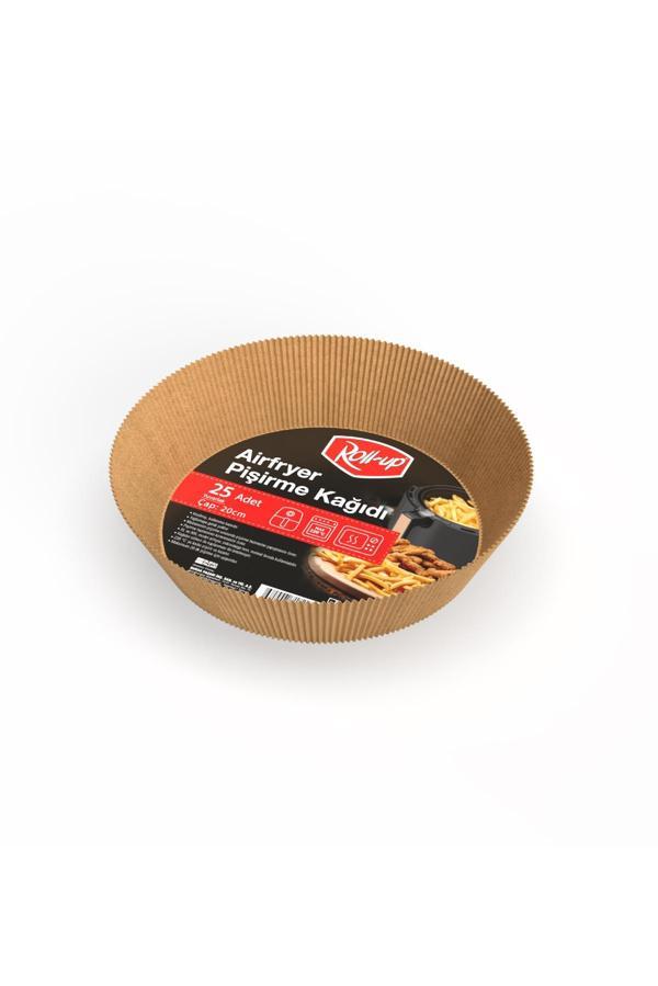 Alsepeteavm  Roll-up Airfryer Pişirme Kağıdı Yuvarlak 20cm 25li - Image 1