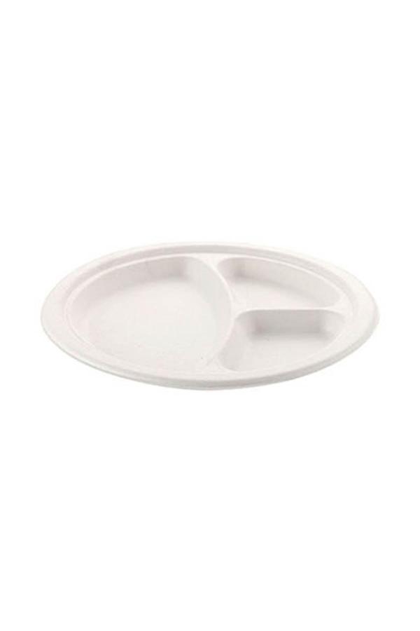 Alsepeteavm  Roll-up Doğa Dostu Tabak 26cm 3 Gözlü 10lu - Image 1