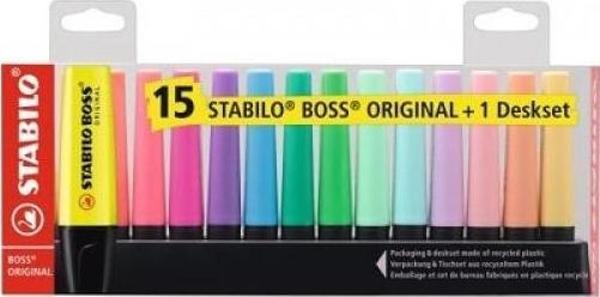 Stabilo Fosforlu Kalem Boss Orıgınal 15 Li Set - Image 1