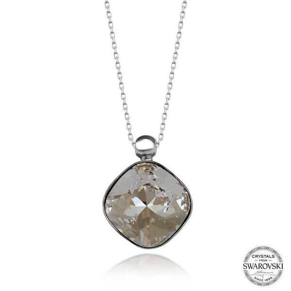 Alsepeteavm Swarovski Crystal Taşlı Gümüş Kadın Kolye - Image 1