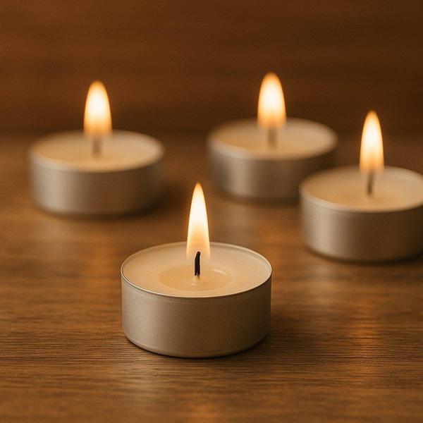 Alsepeteavm  Roll-up Beyaz Tealight Mum 8gr 100lü - Image 1