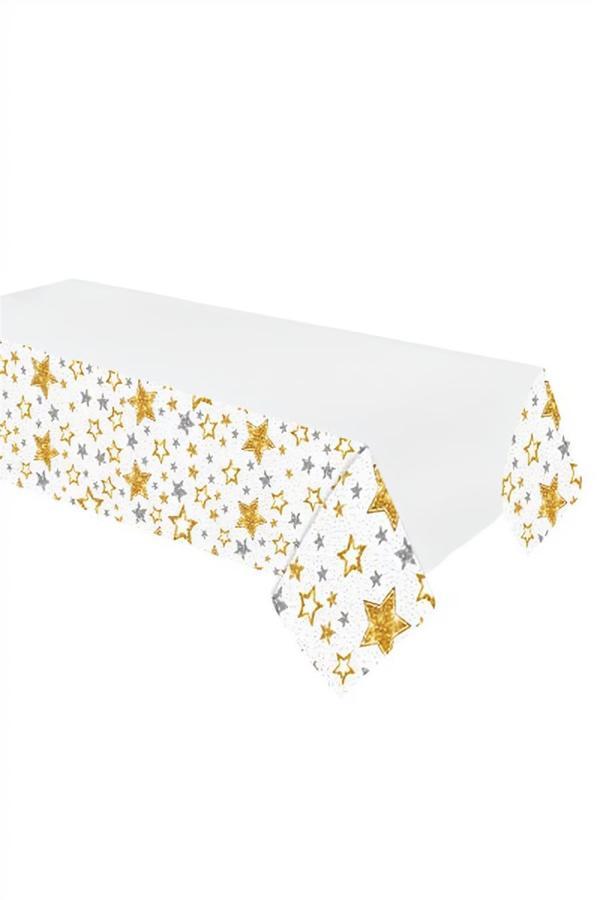 Alsepeteavm The Stars Plastic Table Cover White - Image 1
