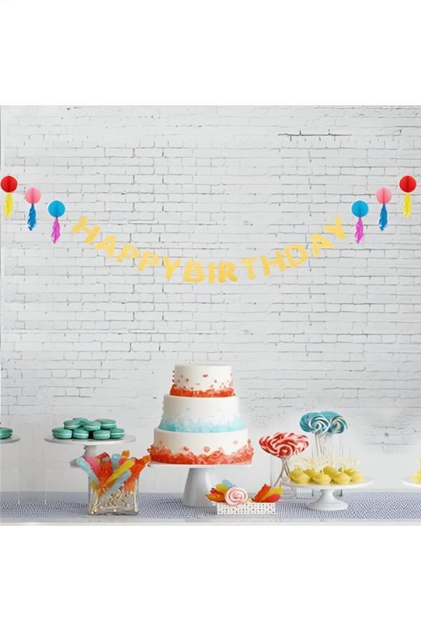 Alsepeteavm Happy Birthday Honeycomb Decorations - Image 1