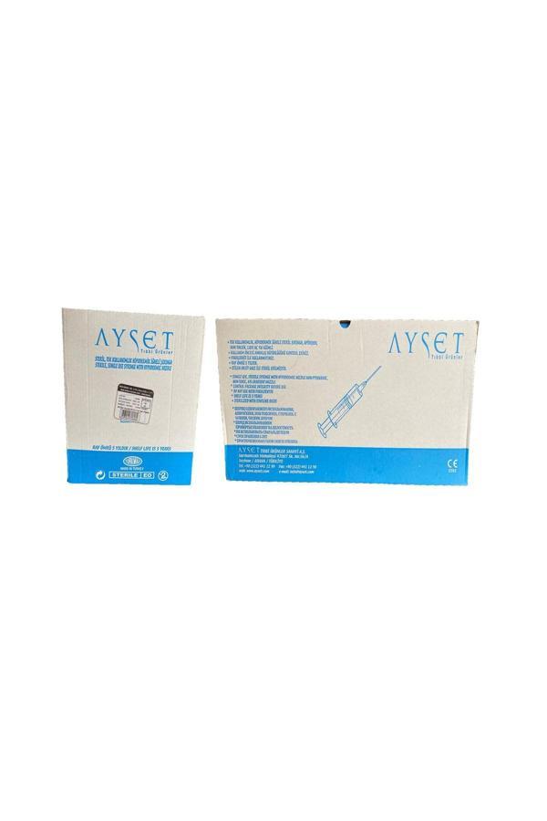 Ayset 10 Ml 0.70*32 Enjektör Siyah( 22G * 1 1/4) 150 Adet - Image 1