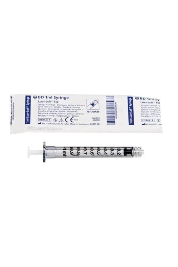 Bd 1 Ml Luerlock Kilitli Iğnesiz Enjektör 100 Adet - Image 1