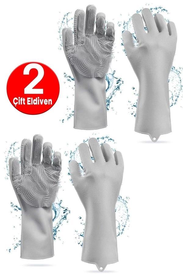 Tilbe Home Sihirli Silikon Bulaşık Yıkama Eldiveni - Image 1