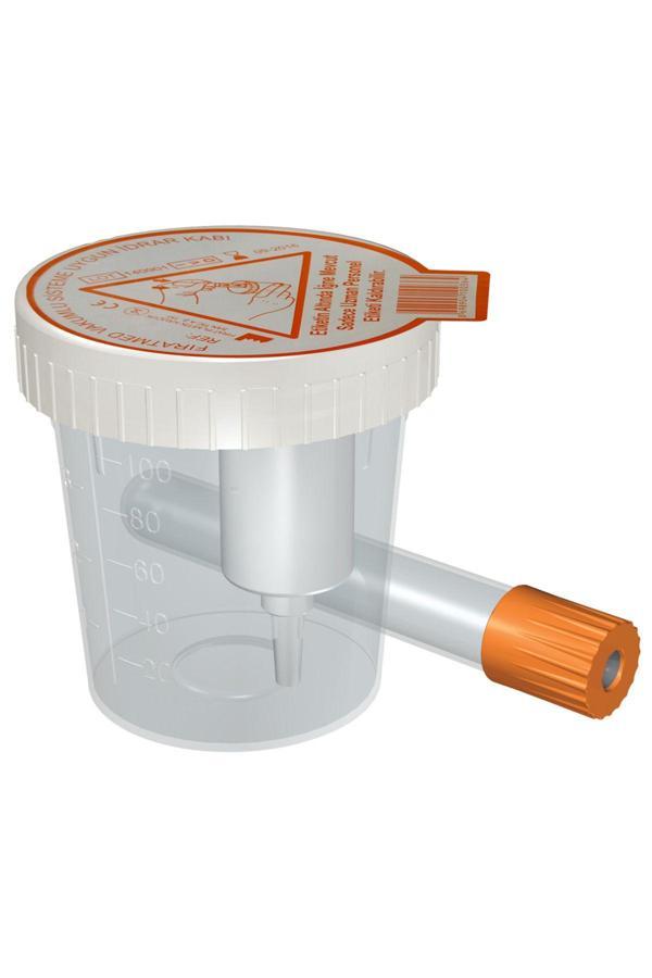 Fıratmed Entegre Sistem Non-Steril İdrar Kabı 100Ml 25 Adet - Image 1