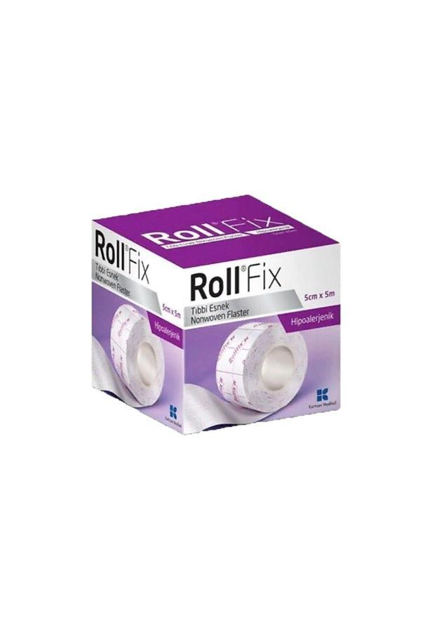 Rollfix Elastik Sabitleme Bandı Hipoalerjenik Flaster 5 Cm X 5 M 1 Kutu - Image 1