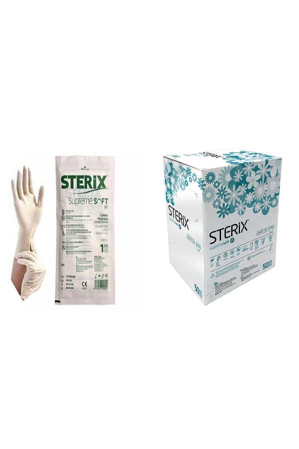 Sterix Supremesoft Pudrasız Cerrahi Eldiven 7 Numara 25Çift - Image 1