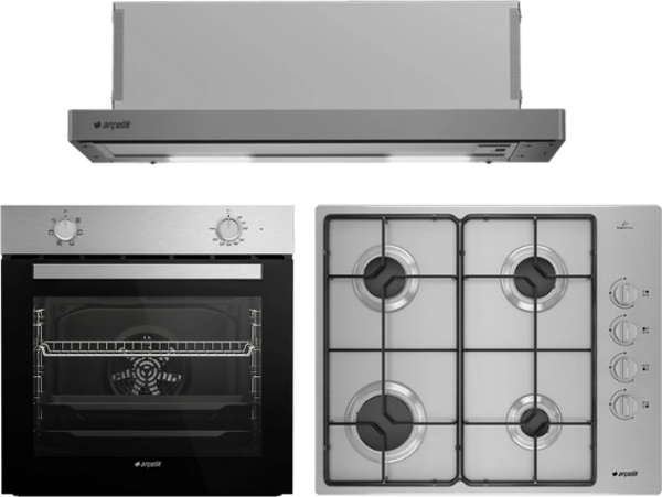 Arçelik Inox Ankastre Set - Image 1