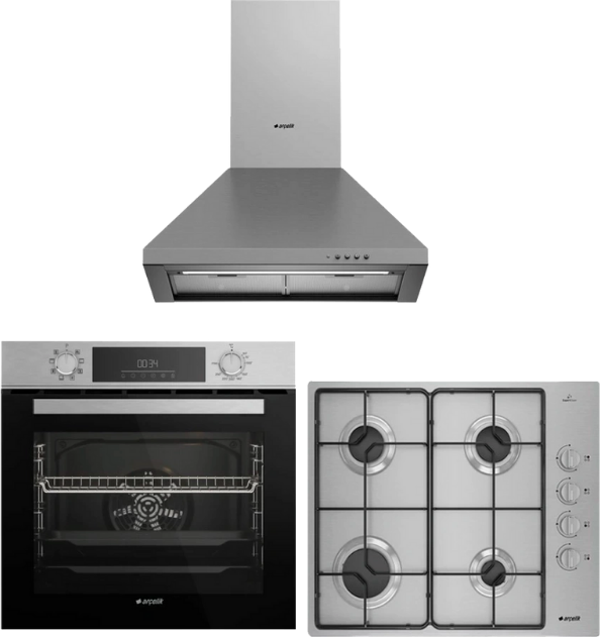 Arçelik Inox Çizgi Ankastre Set - Image 1