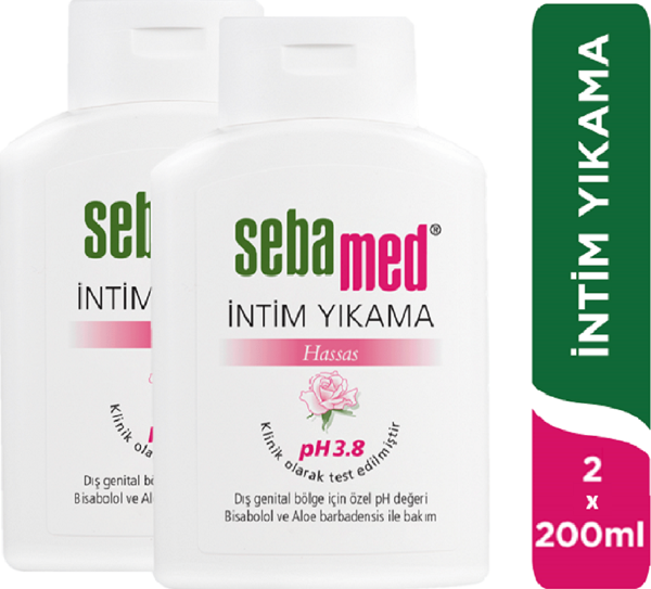 Sebamed Intim Likit - Genital Bölge Temizleyici 200 ml x 2 41030409055052 - Image 1