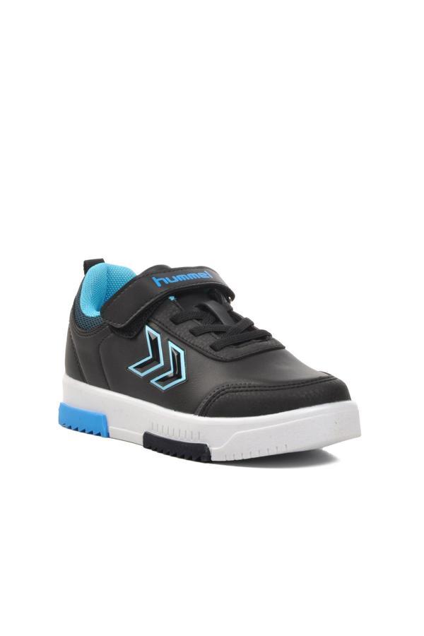 Hummel 900382 Molina Jr. F Siyah-Mavi-Beyaz Cırtlı Çocuk Spor Ayakkabı - Image 1