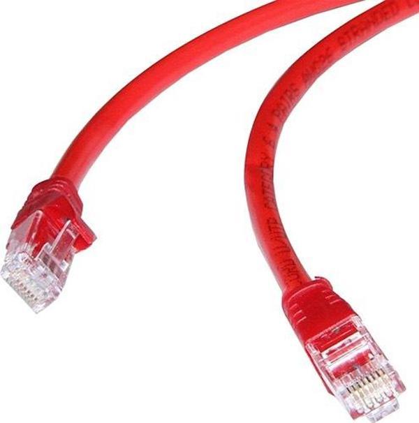 FLAXES FNK-6003K CAT6 30CM 23AWG KIRMIZI NETWORK KABLO - Image 1