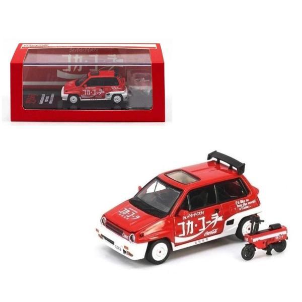 Inno 1:64 Coca-Cola Honda City Turbo II COKE058 - Image 1