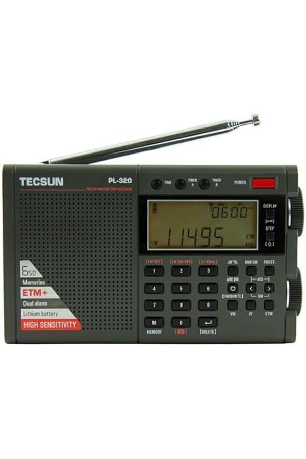 Tecsun Pl-320 Fm/Am/Sw/Wm/Tam Bant Radyo Dsp Alıcısı Fm Stereo Taşınabilir Radyo - Image 1