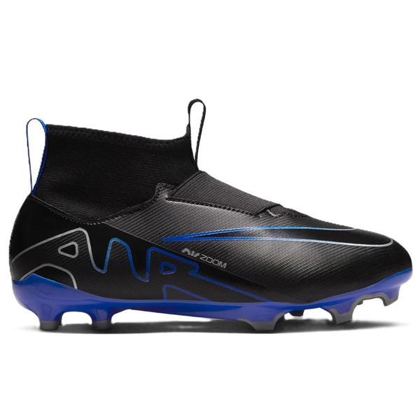 Nike Mercurial Air Zoom Superfly 9 Acad FG/MG Soccer Shoes Çoraplı Çocuk Krampon Siyah - Image 1
