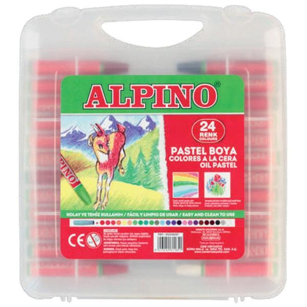 Alpino 24'lü Plastik Çantalı Pastel Boya - Image 1