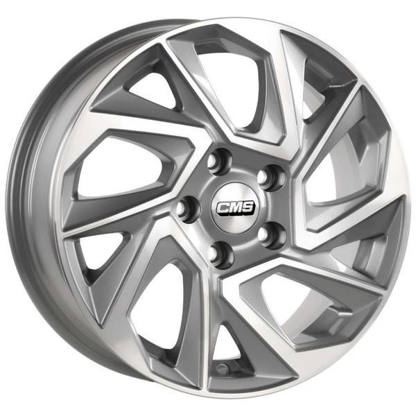 CMS-979-05 6.5x15"-4x108 ET38 67.2 Diamond Racing Silver Jant (4 Adet) - Image 1