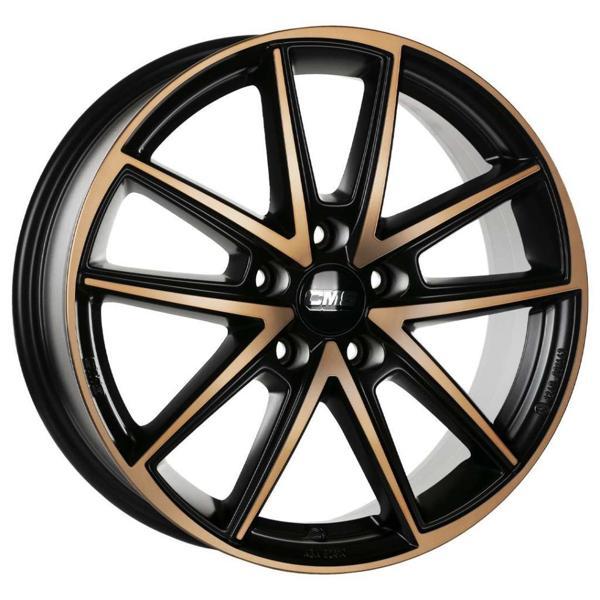 CMS-1185-06 7.0x17"-5x112 ET45 57.1 Diamond Black Gloss Jant (4 Adet) - Image 1