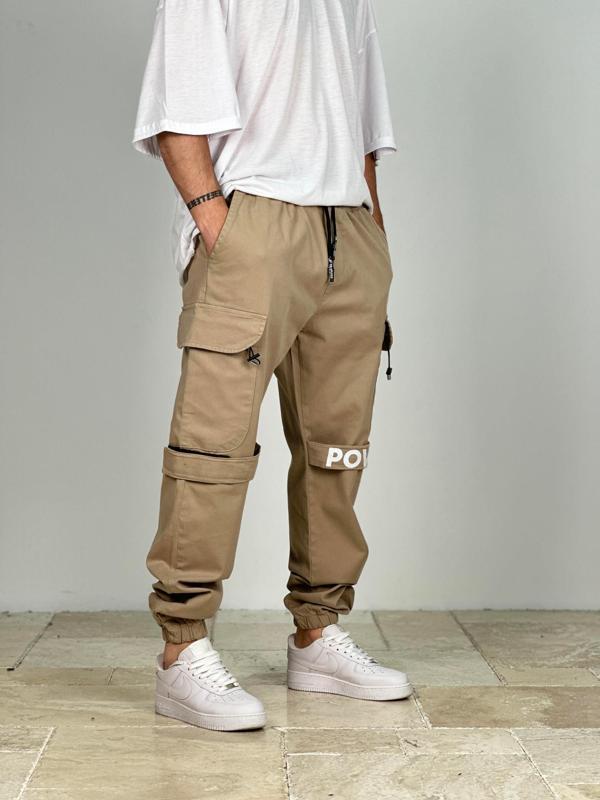 Premium Kalite Gabardin Kumaş Power Jogger Pantolon - Image 1