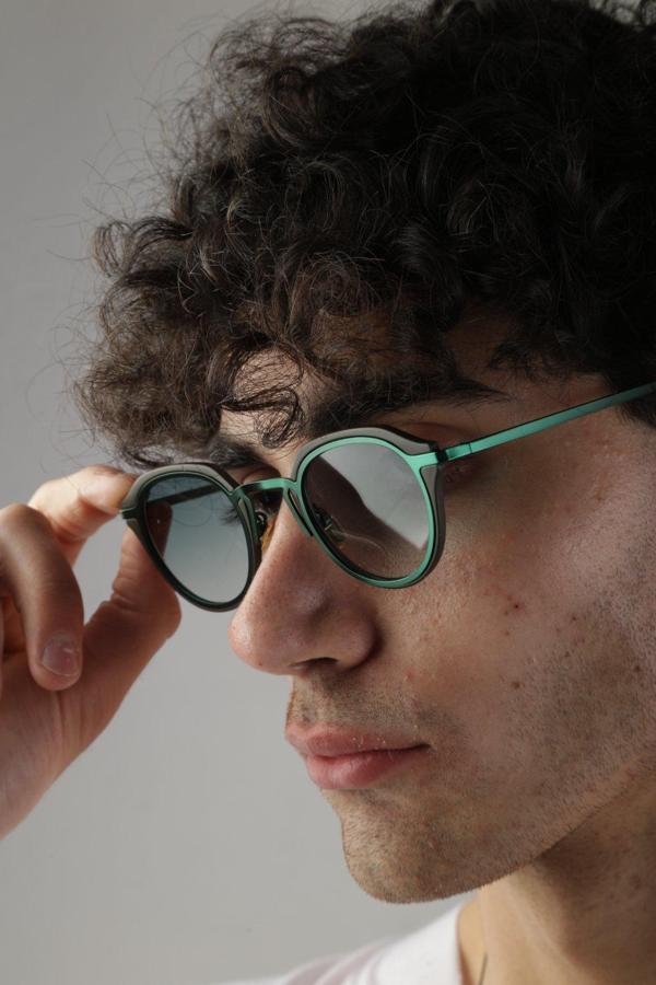 Yeşil Unisex Tasarım Gözlük - Image 1