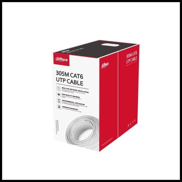 Dahua Pfm923ı-6un-c, Cat6 305m, 23awg 0.53mm, Utp, %100 Bakır, Lszh Halogen Free Kablo, Mavi Renk - Image 1