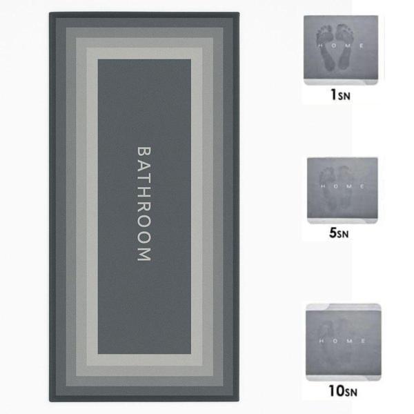 Büro Ev Ofis Banyosu için 40x120CM Emici Kaymaz Taban Uzun Paspas - Image 1