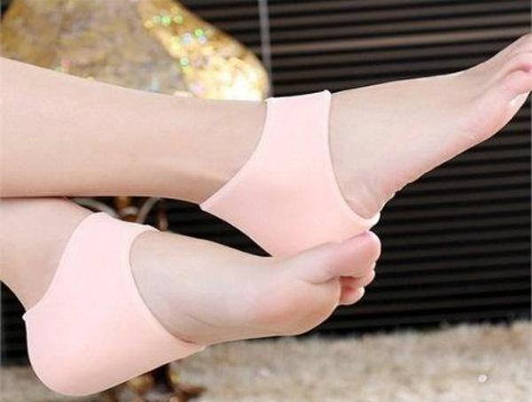Büro Ev Ofis Kişisel Ayak Bakımı için 2ADET Koruyucu Silikon Topuk Gömleği Seti - Image 1