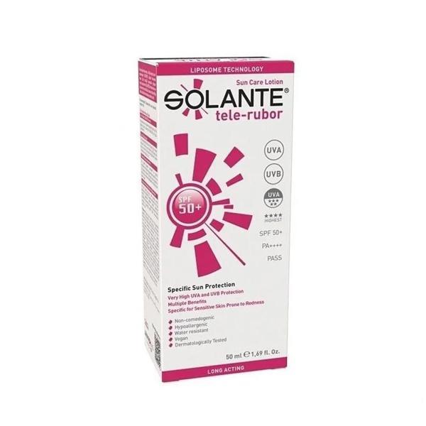 Solante Tele-Rubor 50 Faktör Güneş Losyonu 50 ml - Image 1