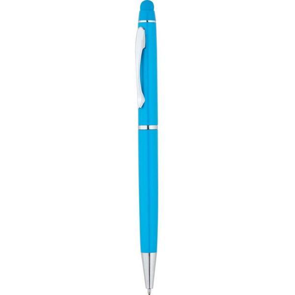 Büro Ev Ofis Hediyesi için Turkuaz Metal Touchpen Kalem - Image 1