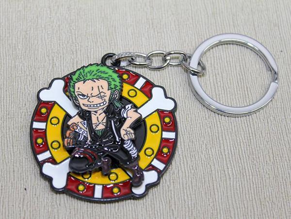 Büro Ev Ofis Hediyesi için Metal Dönen One Piece Anahtarlık - Image 1
