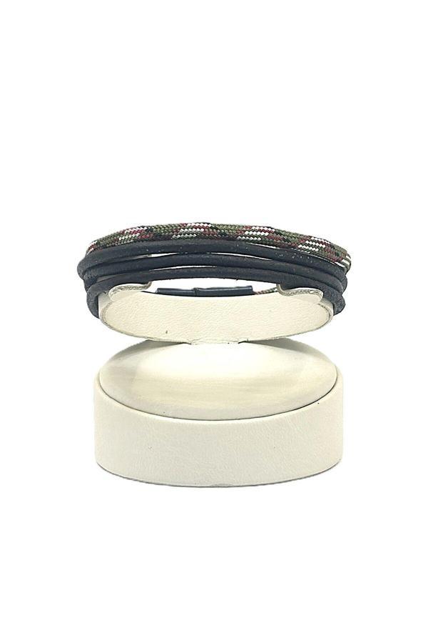 UNİSEX MIKNATIS KİLİTLİ DERİ BİLEKLİK - Image 1