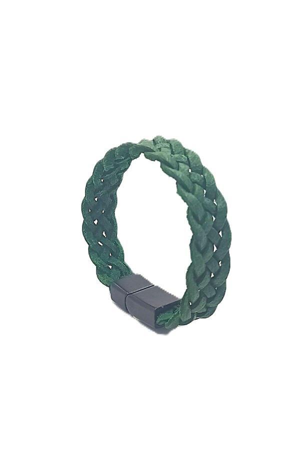 UNİSEX MIKNATIS KİLİTLİ DERİ BİLEKLİK - Image 1